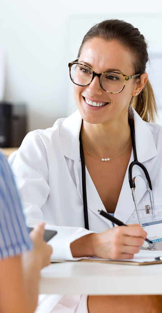 Ärztin im Gespräch