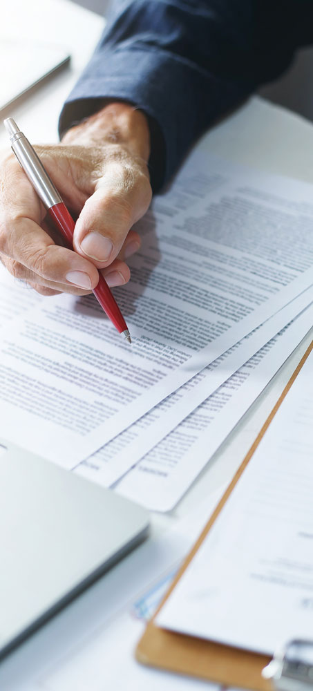 Arebitsrechtpapiere kontrollieren